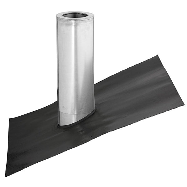 Faldstammeudluftning Ø90 10-45 grader fast smig Rustfrit stål fast flash sort Dobbeltrør