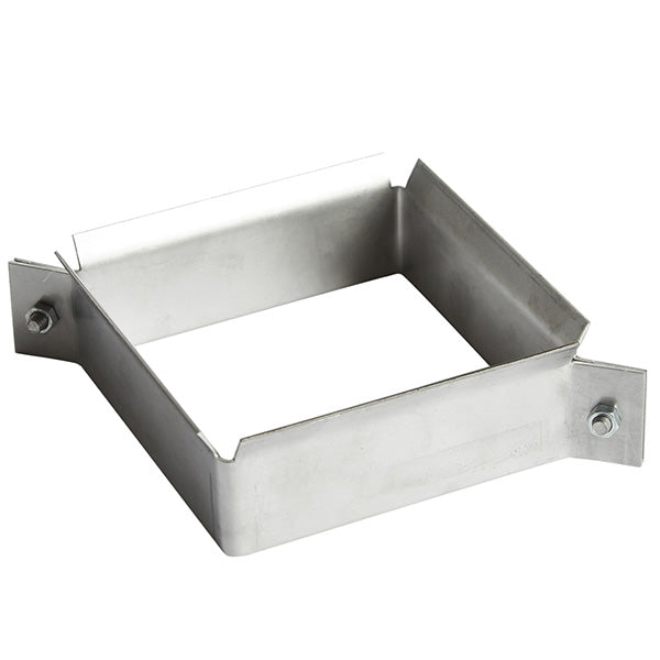 Square clamping band with joint edge 50x50x40 mm