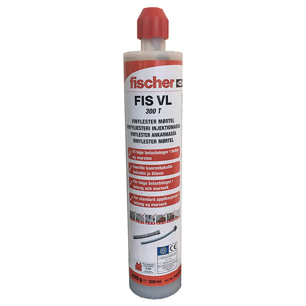 fischer FIS VL 300 T injektionsmørtel 300 ml