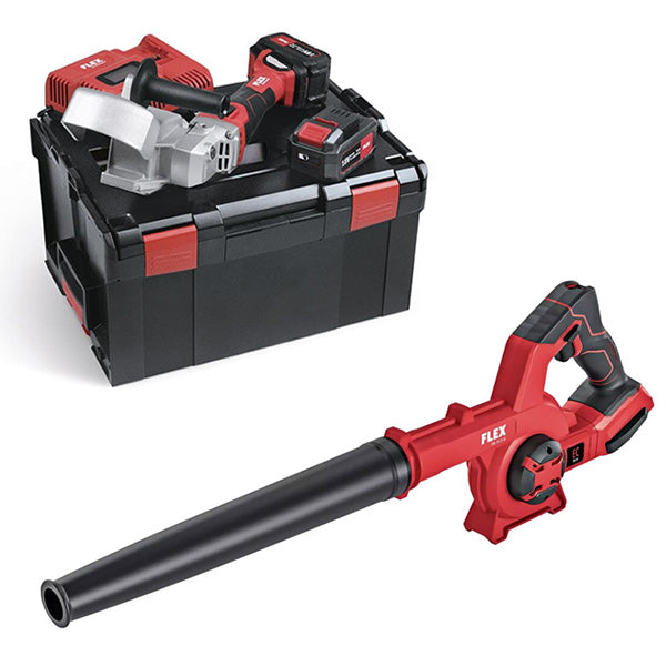 Flex rendejernsfræser RFE 40 akku inkl akku blæser
