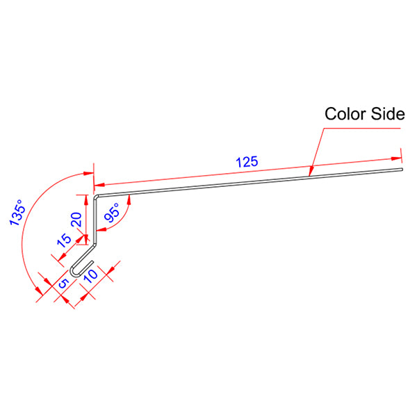Sålbænk - LYSGRÅ - 3 meter