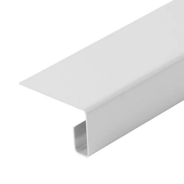 Endestykke, dobbelt - LYSGRÅ - 3 meter