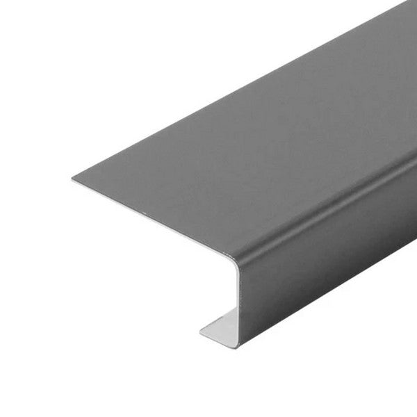 Endestykke, enkelt - KOKSGRÅ - 3 meter