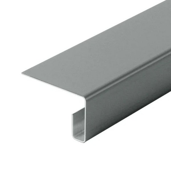 Endestykke, dobbelt - KOKSGRÅ - 3 meter