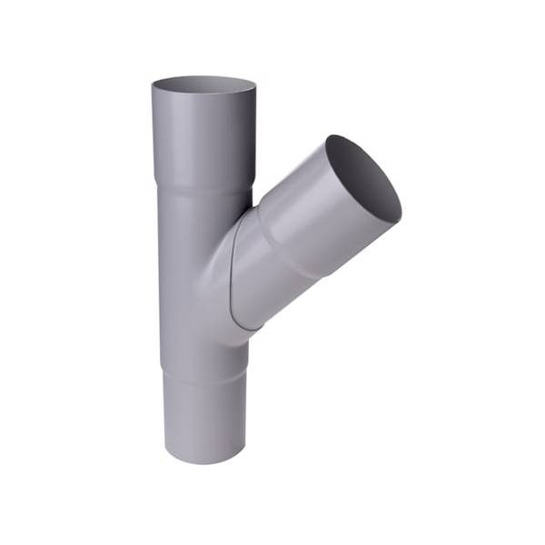 Plastmo plast grenrør grå 90/90 mm 90 grader