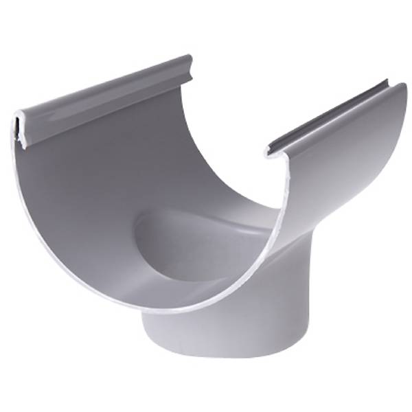 Plastmo plast tudstykke grå Ø75 mm nr 12/150 mm