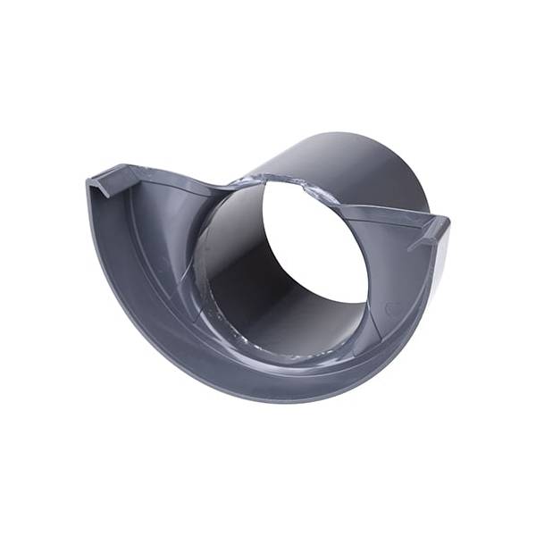 Plastmo plast endebund m/tud grafit Ø90 mm 12/150 mm