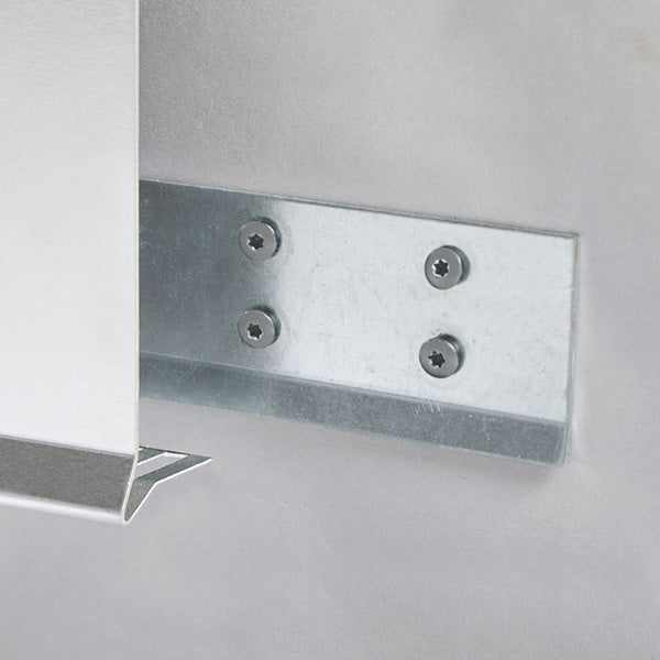 Hafte flad til fastgørelse af vindskede m/udluftning