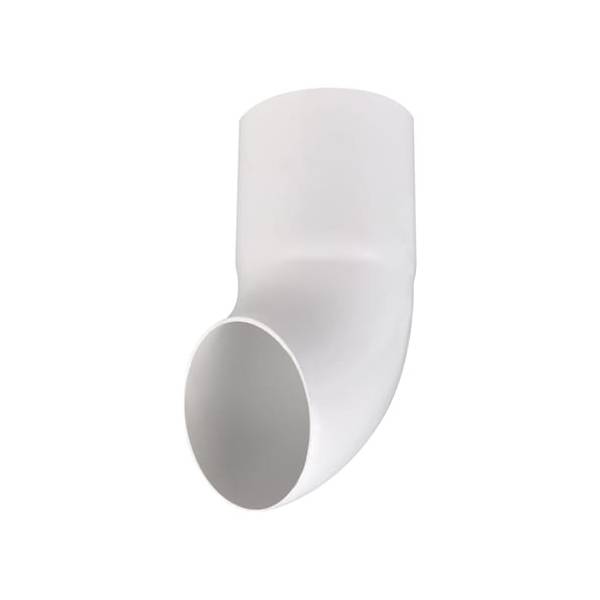 Plastmo plast udkaster hvid Ø75 mm