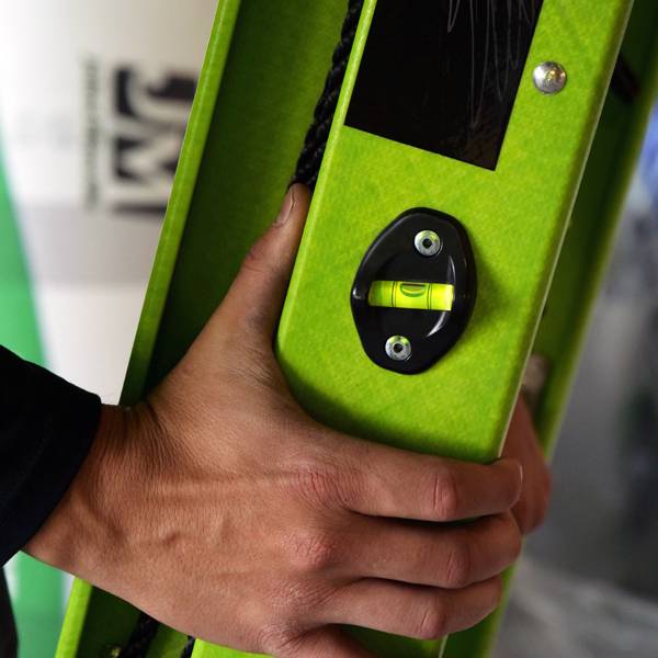 JUMBO sliding ladder giant "hyperlite" 4.2 meters 2x8 steps w/ladder base