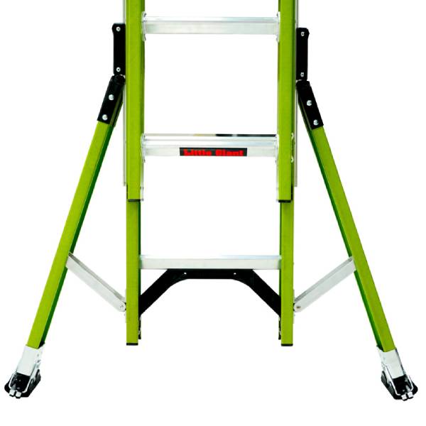 JUMBO skydestige giant "hyperlite" 6,6 meter 2x12 trin m/stigefod