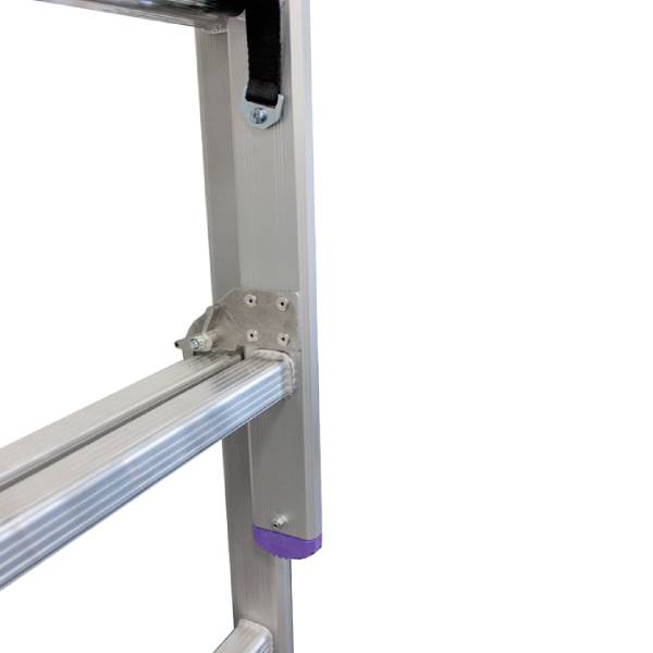 JUMBO skydestige 2-delt pro classic 7,6 meter 2x14 trin m/stigefod