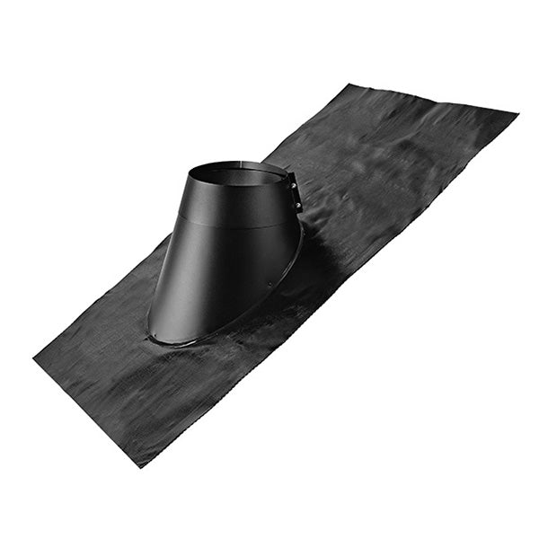 Kegleinddækning Ø560 mm 33-45 grader med sort Fast Flash inkl standard spændekrave