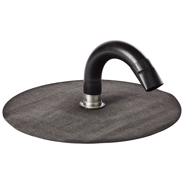 Kabelgennemføring Ø50 mm sort 45 grader Alkorplan/Alkorplan F mørk Ø490 mm