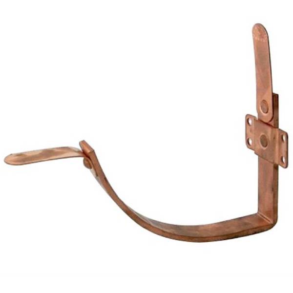 Konsoljern kobber 1/4 rund arkitekttagrende 333 mm