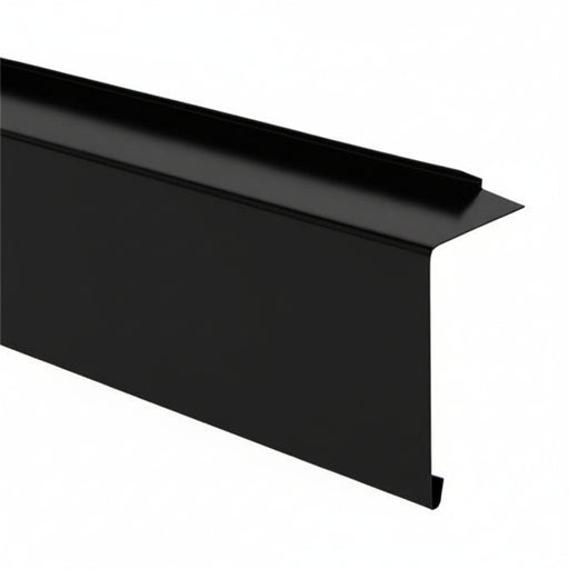 Løskant i sort aluminium RAL9005 glans 30