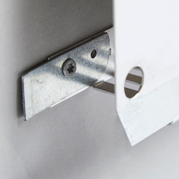 Låsebeslag til samling af vindskede m/udluftning 1 mm galvaniseret stål