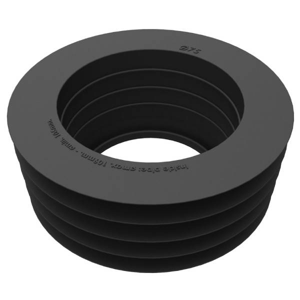 Opstuvningspakning-EPDM Ø40 passer t/rør indv Ø59-62 mm