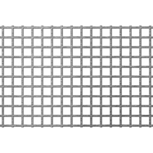 Perforeret aluminiums stål plade 1,5x1000x2000 mm 69,44% luft