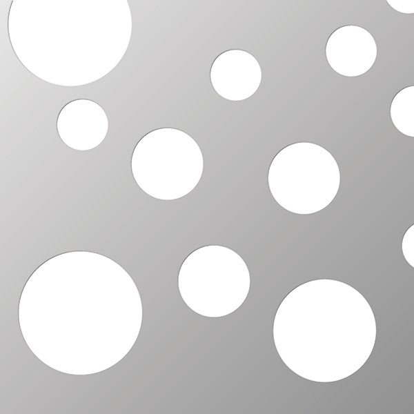 Perforeret aluminiumsplade 1x1000x2000 mm aqua