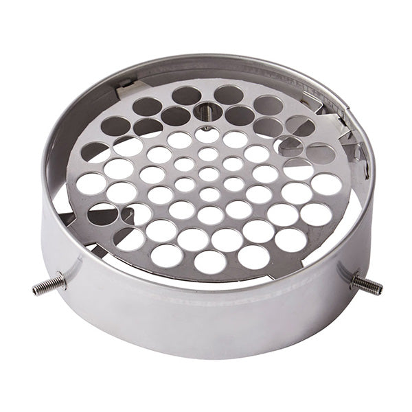 Rottesikring t/rør rustfri stål Ø130/Ø90-115 mm