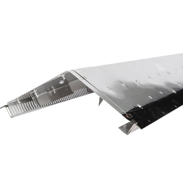 Rygningsudluftning 0,5 mm 1 meter syrefast rustfrit stål