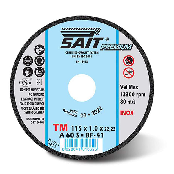 Skæreskive 125mm A60S Sait BF-TM plan 20 stk