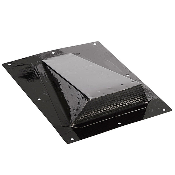 Shedlock klipfisk Ø110 mm lav ventilationshætte til tagpap tag sort front rustfri stål m/sværte