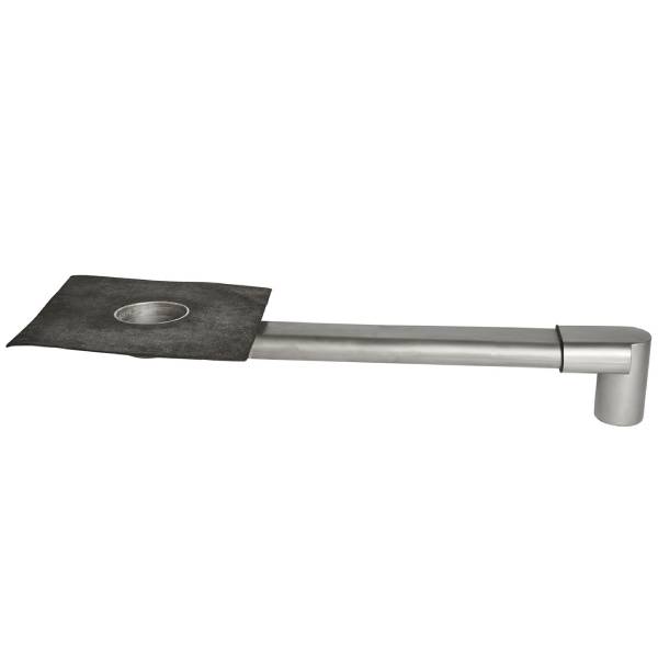 Skålbrønd murkrone indløb 160 mm Alkorplan/Alkorplan F mørk Oval rør 1000 mm