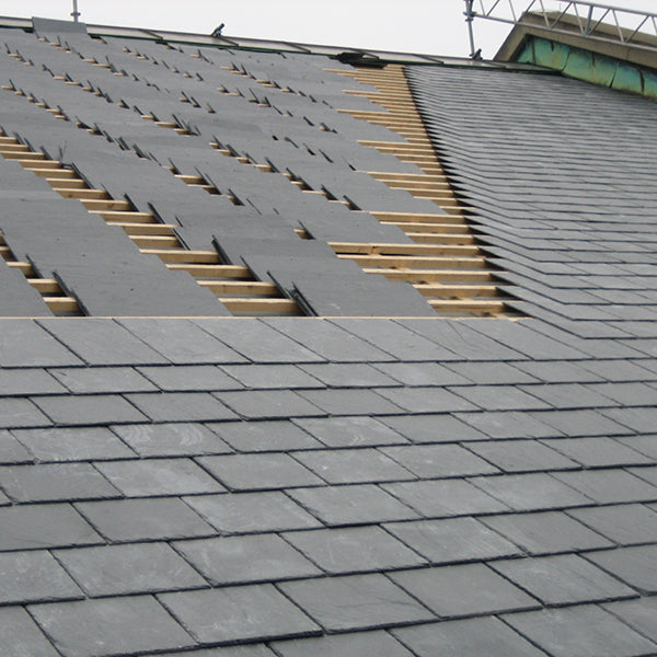 Cupa 5 naturskifer til facade 60x30 cm sort