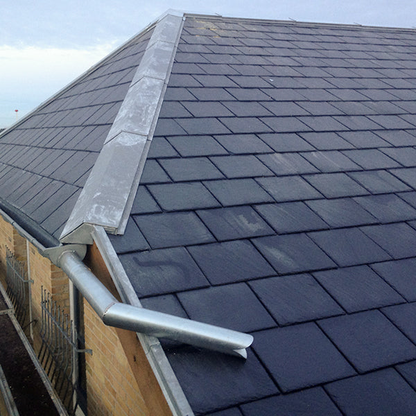 Cupa Heavy 3 rustik naturskifer med huller samt 2 afskåret hjørner 50x25 cm