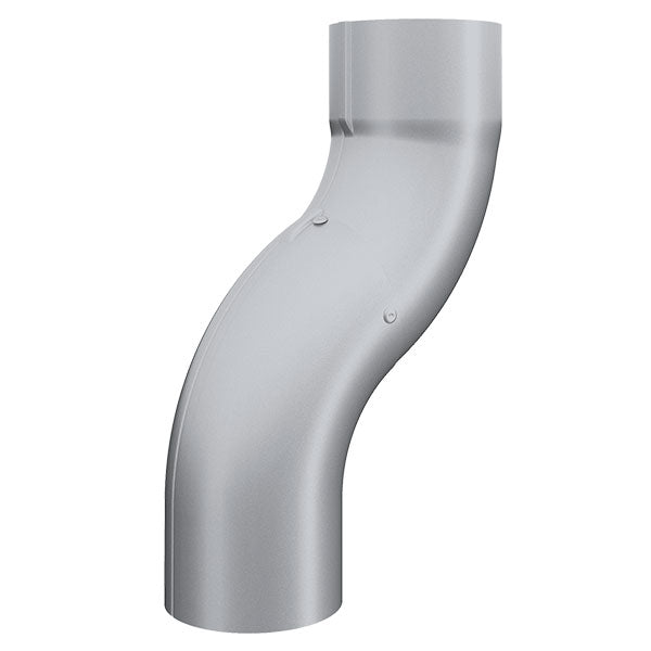 Lindab Rainline sokkelknæ 75 mm Stålmetallic