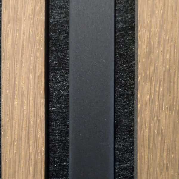 Lines til akustikpanel Sort zink 120 cm