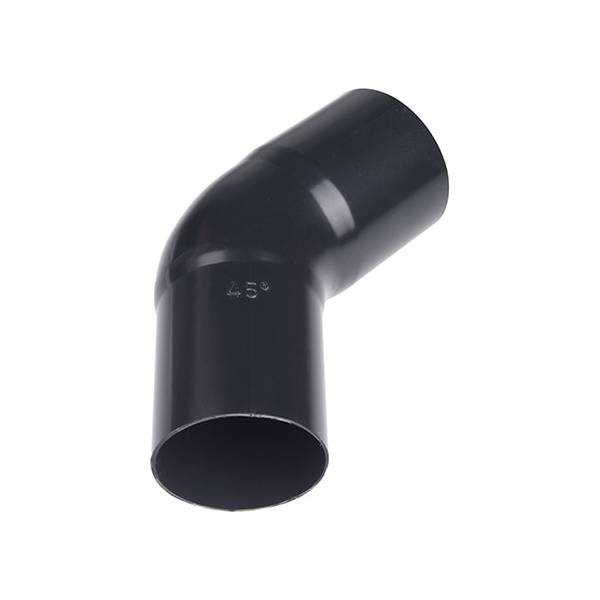 Plastmo plastic bend black Ø110 mm 45 degrees
