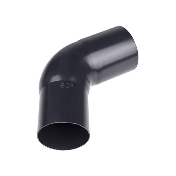 Plastmo plastic bend black Ø75 mm 60 degrees
