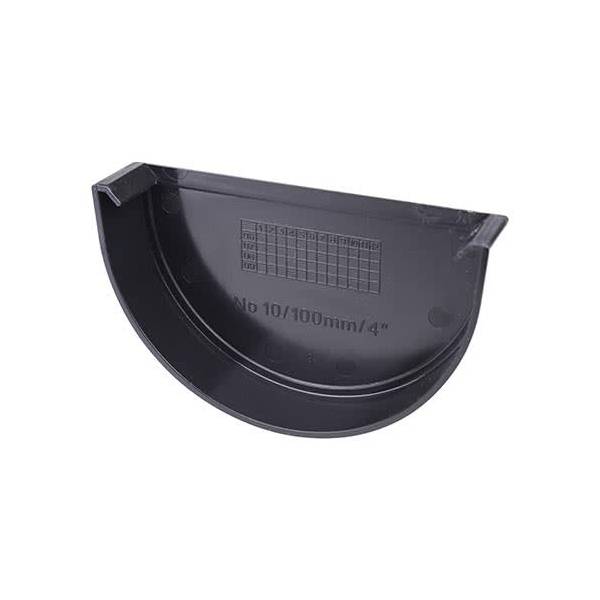 Plastmo plastic end base black 11/125 mm