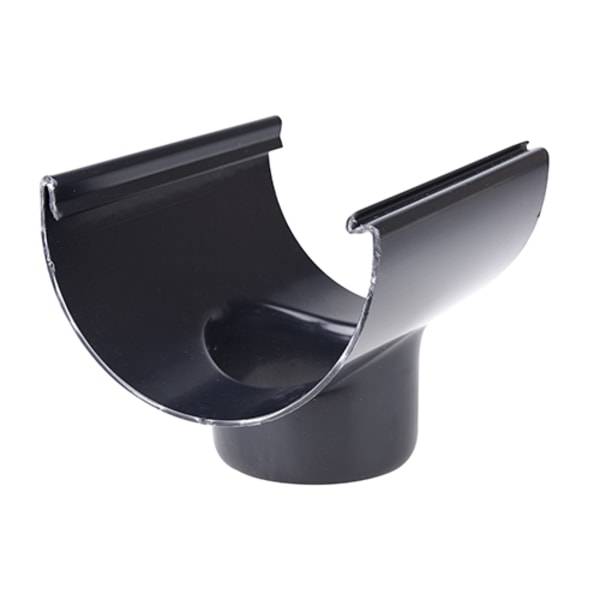 Plastmo plastic spout black Ø110 mm no 12/150 mm
