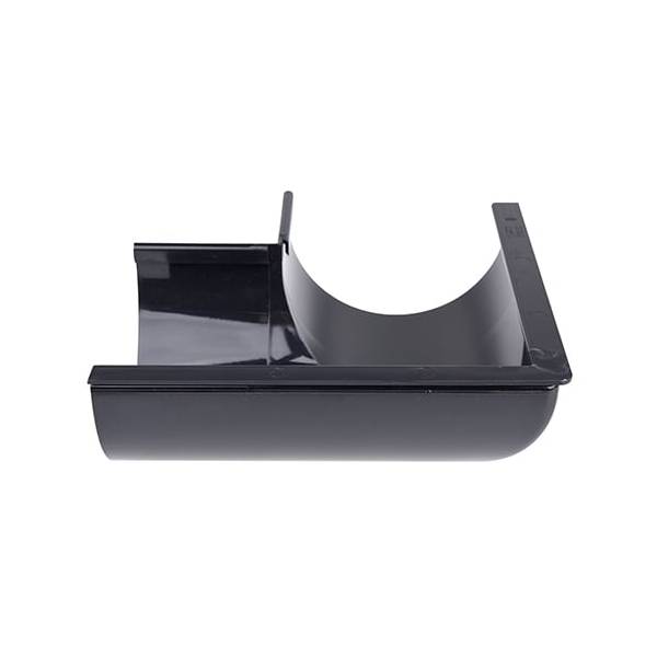 Plastmo plastic extension miter black 90 degrees 10/100 mm