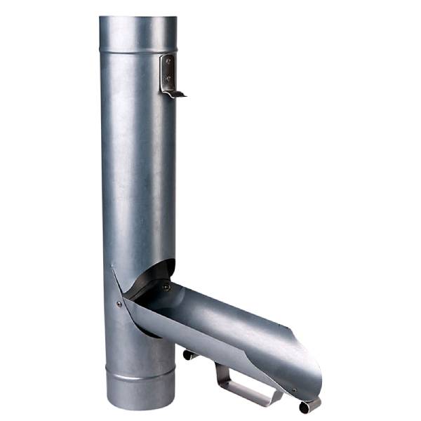 Plastmo stål plus vandudviser m/klap Ø75 mm