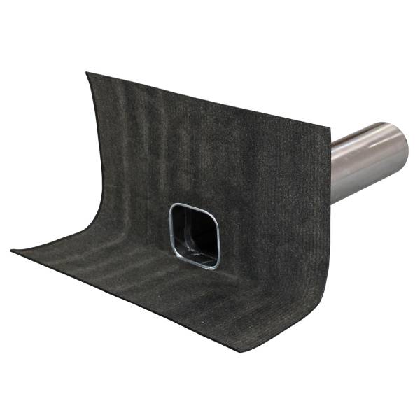 Tagbrønd horisontal Ø50x400 mm Stål/SBS