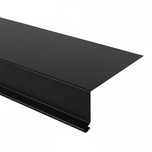 Tagfod i sortlakeret aluminium