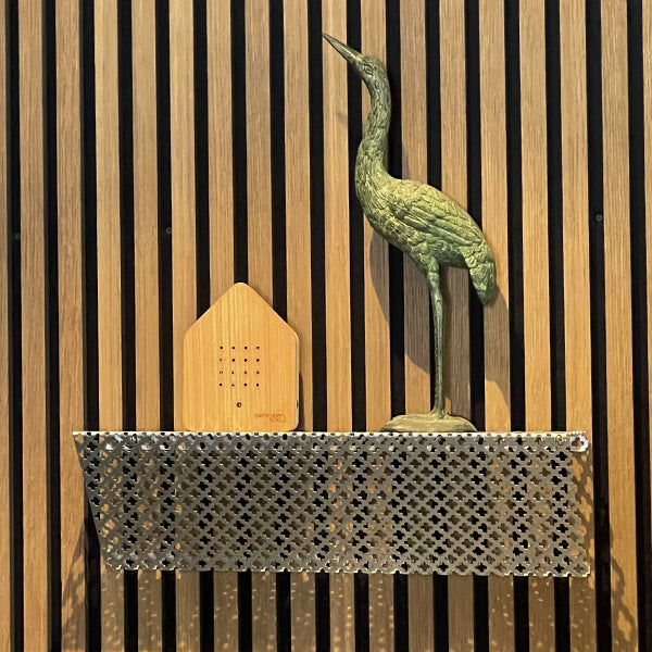 Hylde skrå stål kløverblad 49 cm