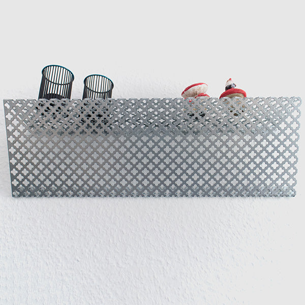 Hylde skrå stål kløverblad 49 cm