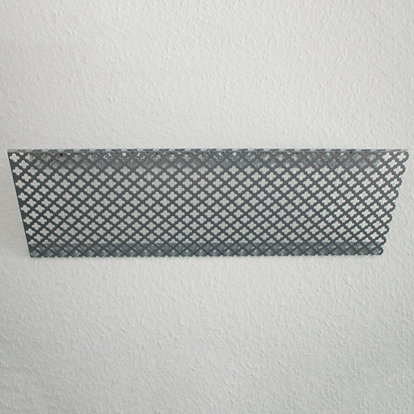 Hylde skrå stål kløverblad 49 cm