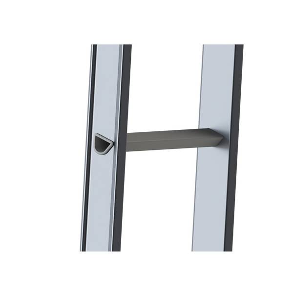 JUMBO skydestige super proff 4,6 meter 2x9 trin m/stigefod