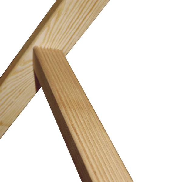 JUMBO wooden Viennese ladder laminated 2x4 steps 114 cm