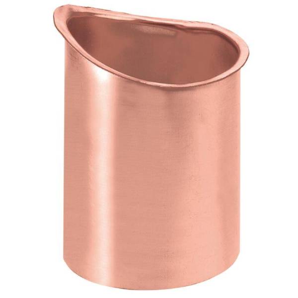 VM Zinc kobber tudstykke 333/76 mm kvartrund tagrende