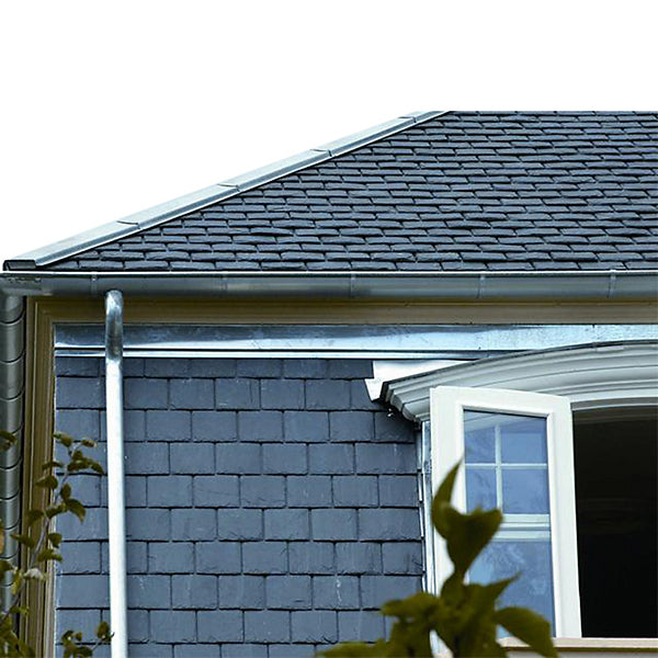 Cupa 12 naturskifer til inddækning 60x45 cm uden huller sort