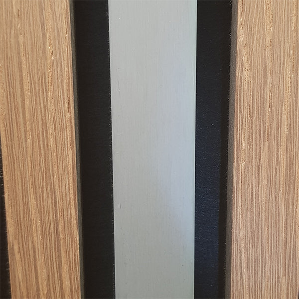 Lines til akustikpanel Grafit grå 120 cm