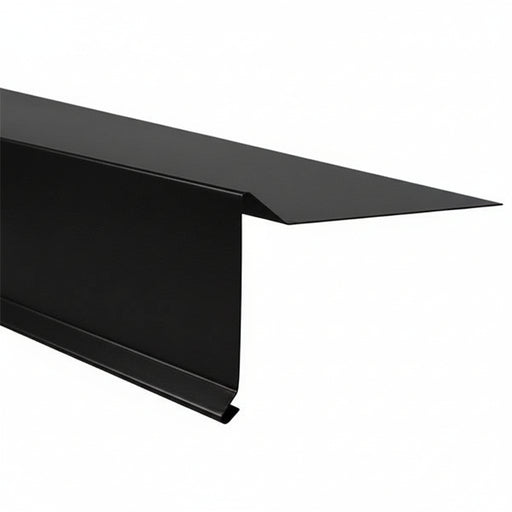 Vindskede i sortlakeret aluminium